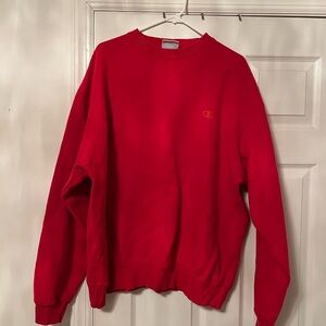 Champion Red Crewneck Sweater